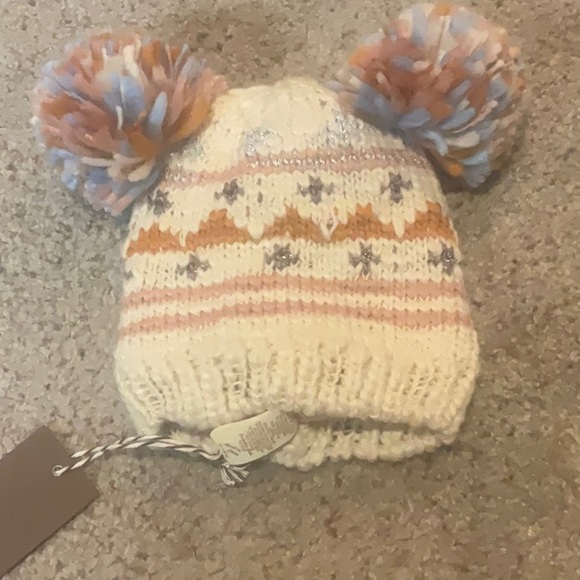 Matilda Jane Fleece Lined Knit Hat w/ Dual Poms - Picture 2 of 3